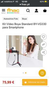 Kit video smartphone Boya Standart BY-VG330