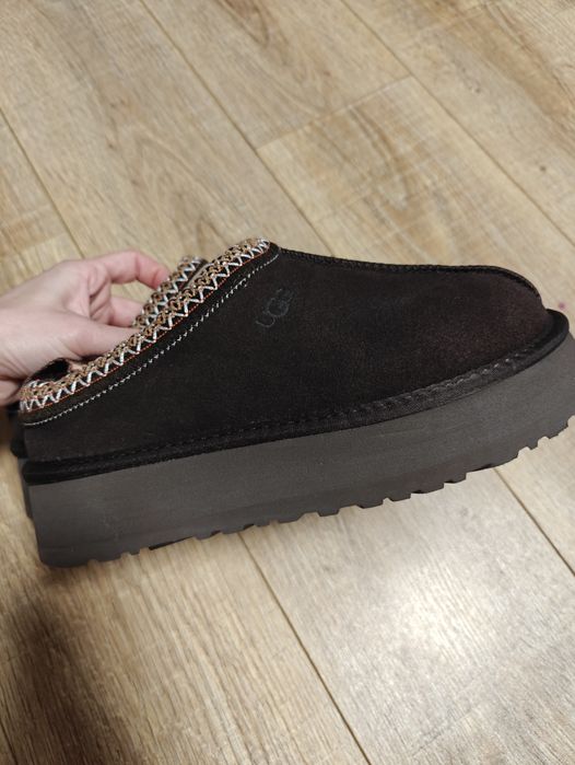 Угги UGG slides tazz клоги шлепки шоколад трендові