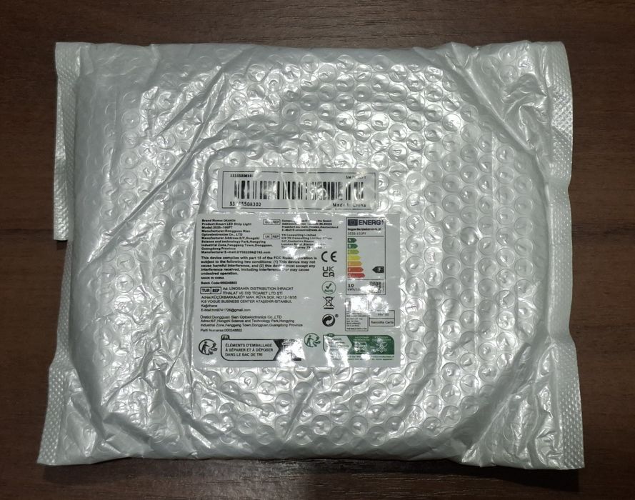 Монохромная (теплый-холодный белый)  LED лента с сенсорным управлением