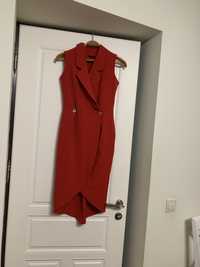 Жіноча червона сукня плаття стильне