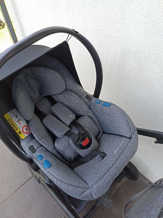 Wózek 3/1 Bebetto nitello fotelik avionaut pixel