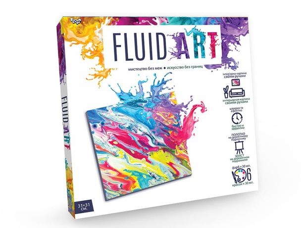 Набор Флюид-арт Картина Fluid ART