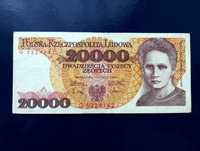 Banknot PRL 20000 zł 1989