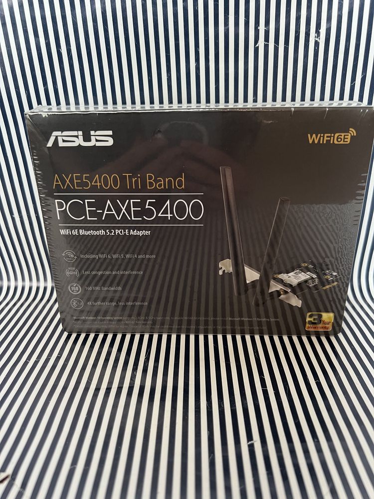Адаптер Asus PCE-AXE5400 (90IG07I0-ME0B10)