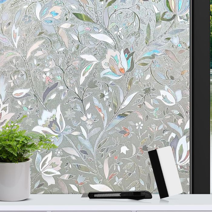 TSEAIAND Folia Okienna Nieprzezroczysta Matowa 90 x 220 cm