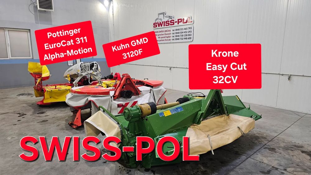Pottinger Ramos 3060FP Kosiarka Dyskowa Czołowa Radon Fendt Slicer Krone Samasz Kuhn  Transport Bardzo Duży Wybór Pottinger EuroCat Vicon Kuhn