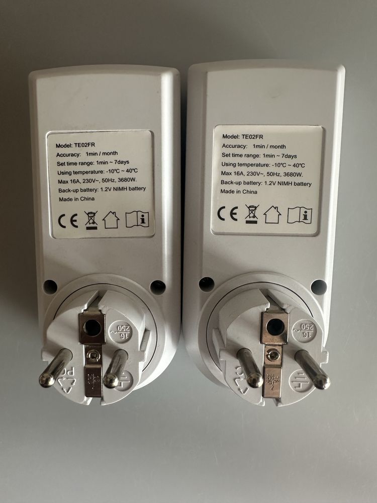 Programator czasowy 2szt. Te02fr smart hardware