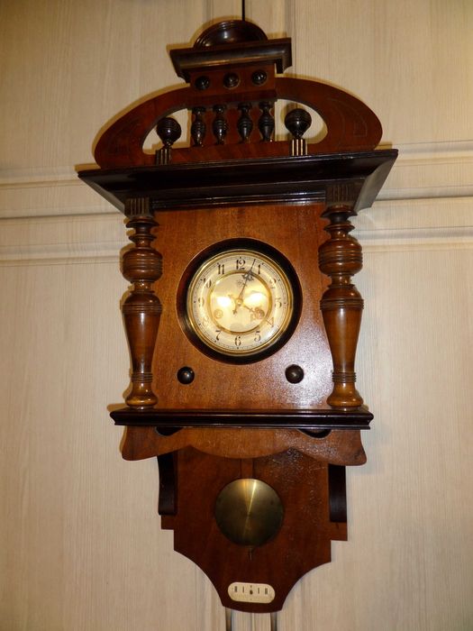 Zegar Ślązak Junghans 1910 r Przeglądnięty przez zegarmistrza