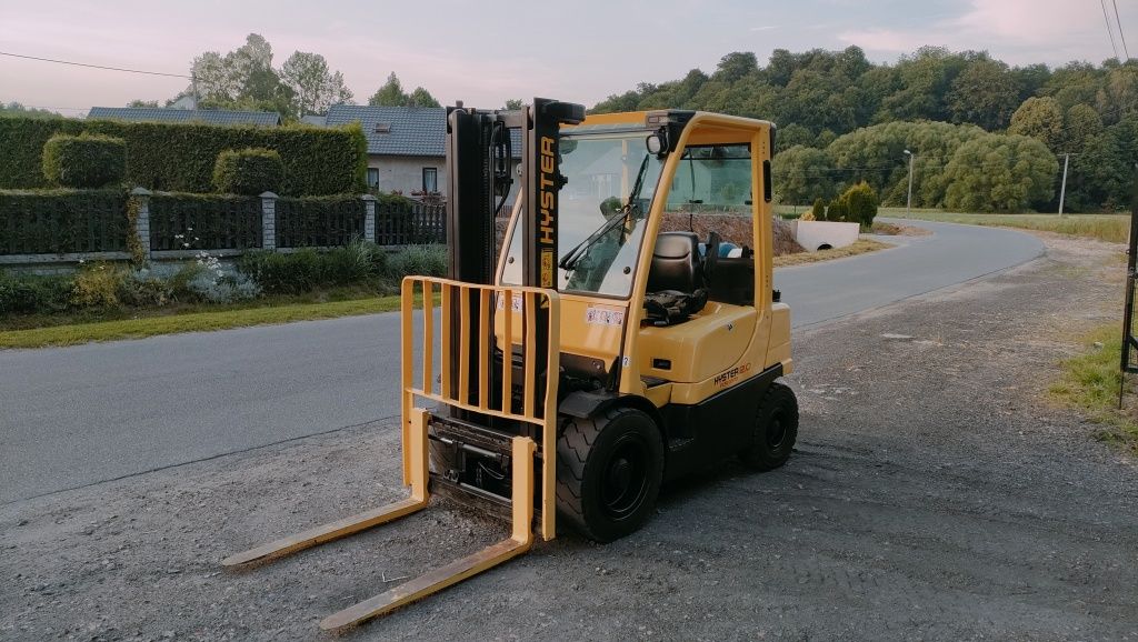 Wózek widłowy hyster 20 2,0 ft  przesow boczny toyota hc Linde Clark