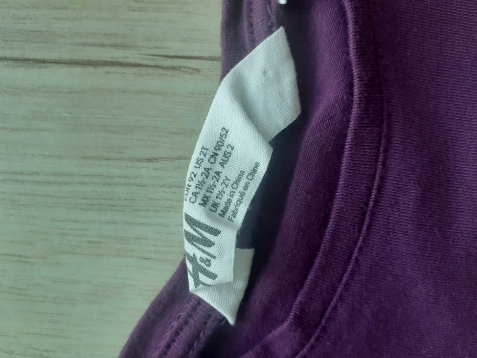 Komplet Kraina Lodu 92 / 98 H&M nowy bez metki tunika i legginsy