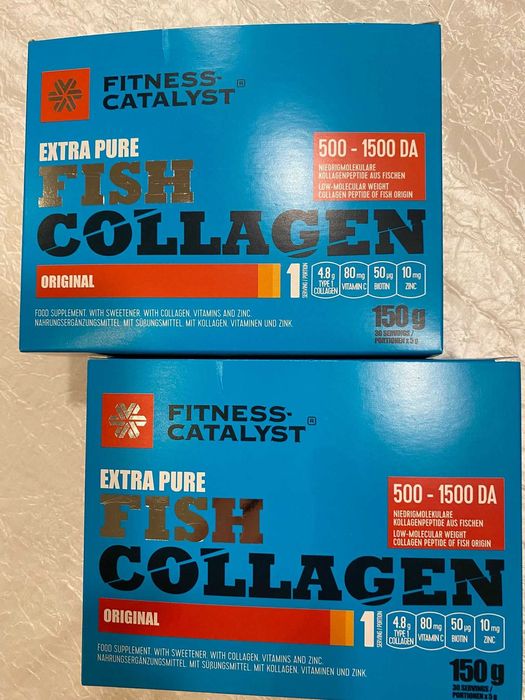 Fitness Catalyst. Extra pure fish collagen. Original, 30x5 g