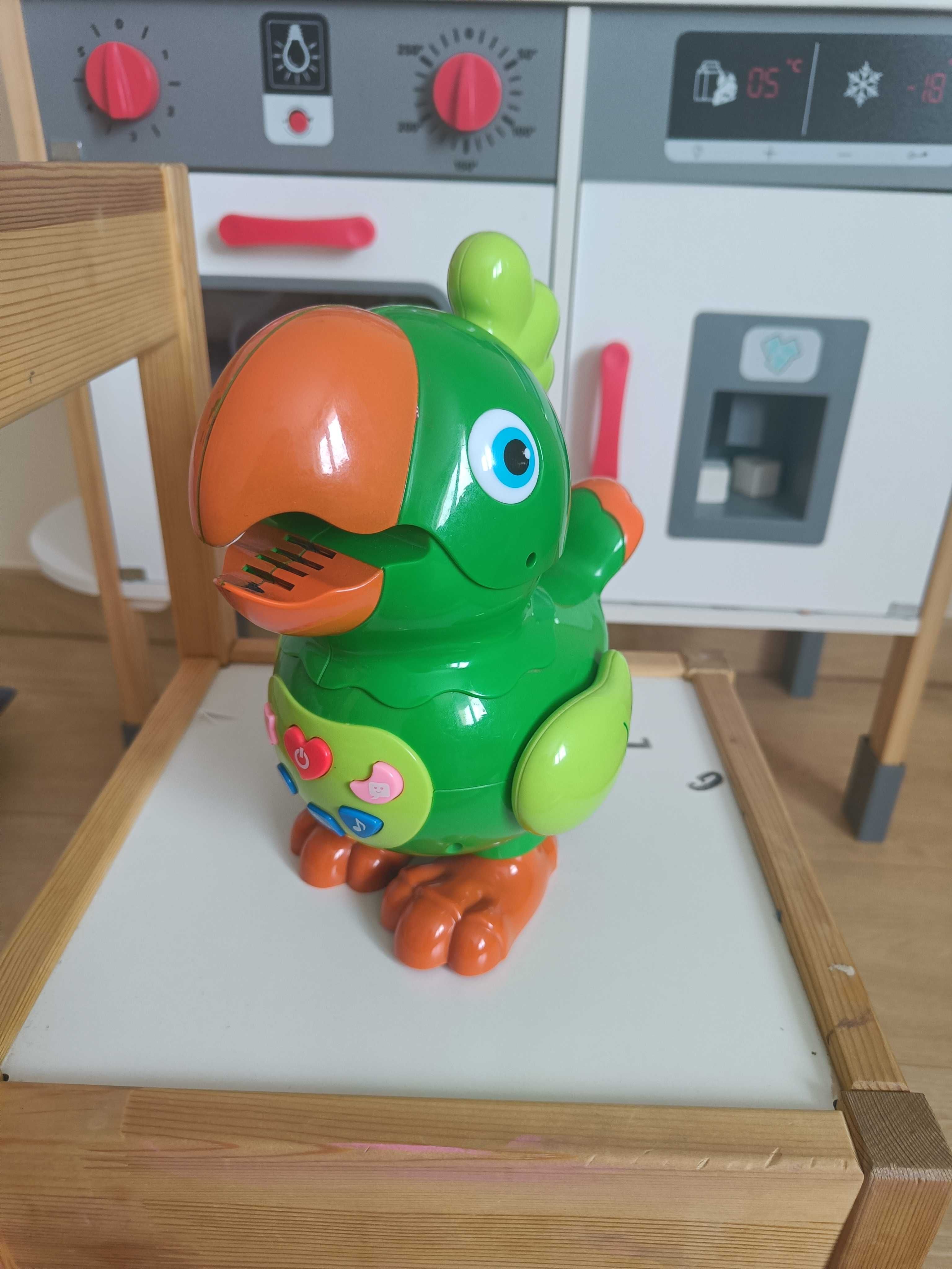 Mówiąca papuga, zabawka