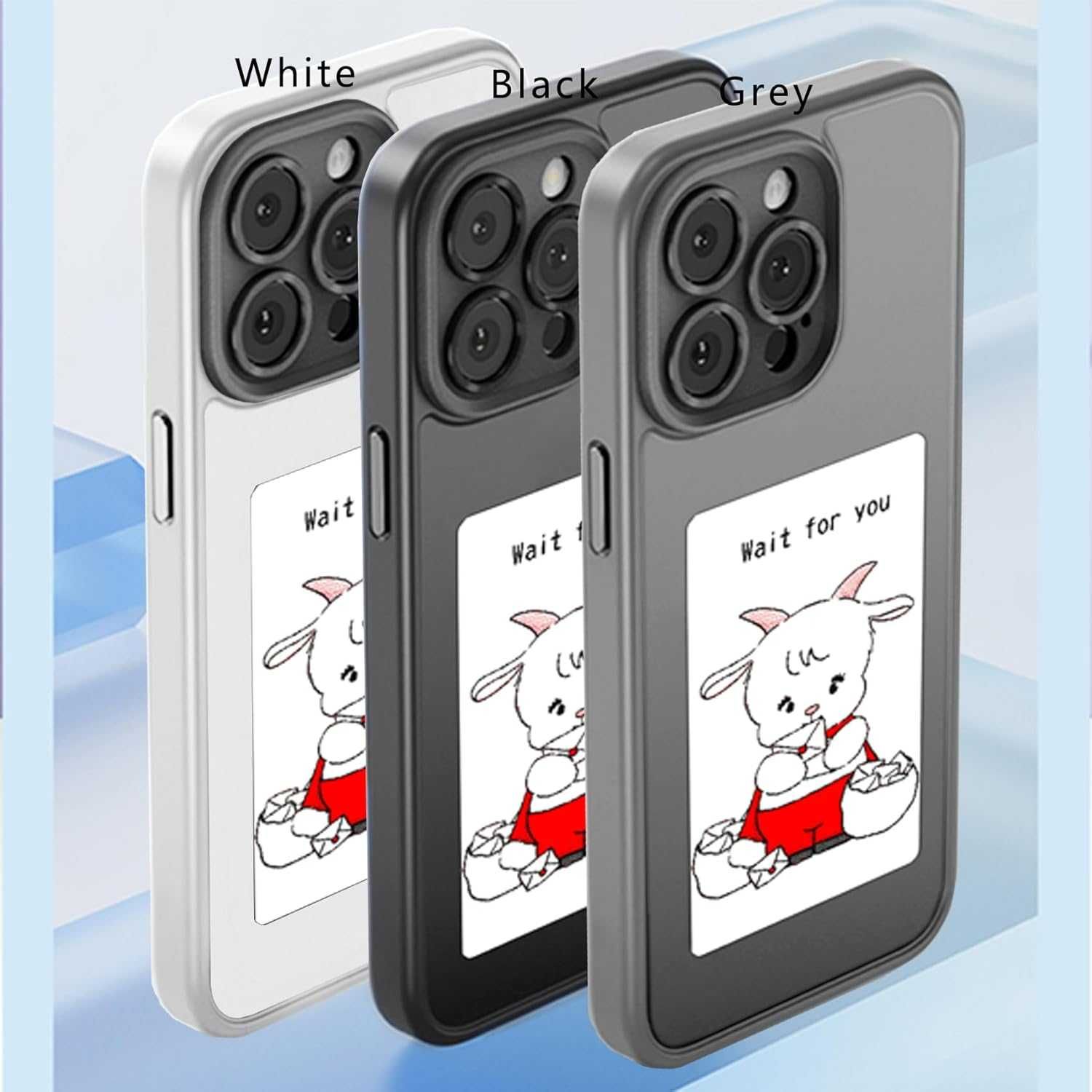 KSOPUERT Etui na smartfona z ekranem Ink Screen