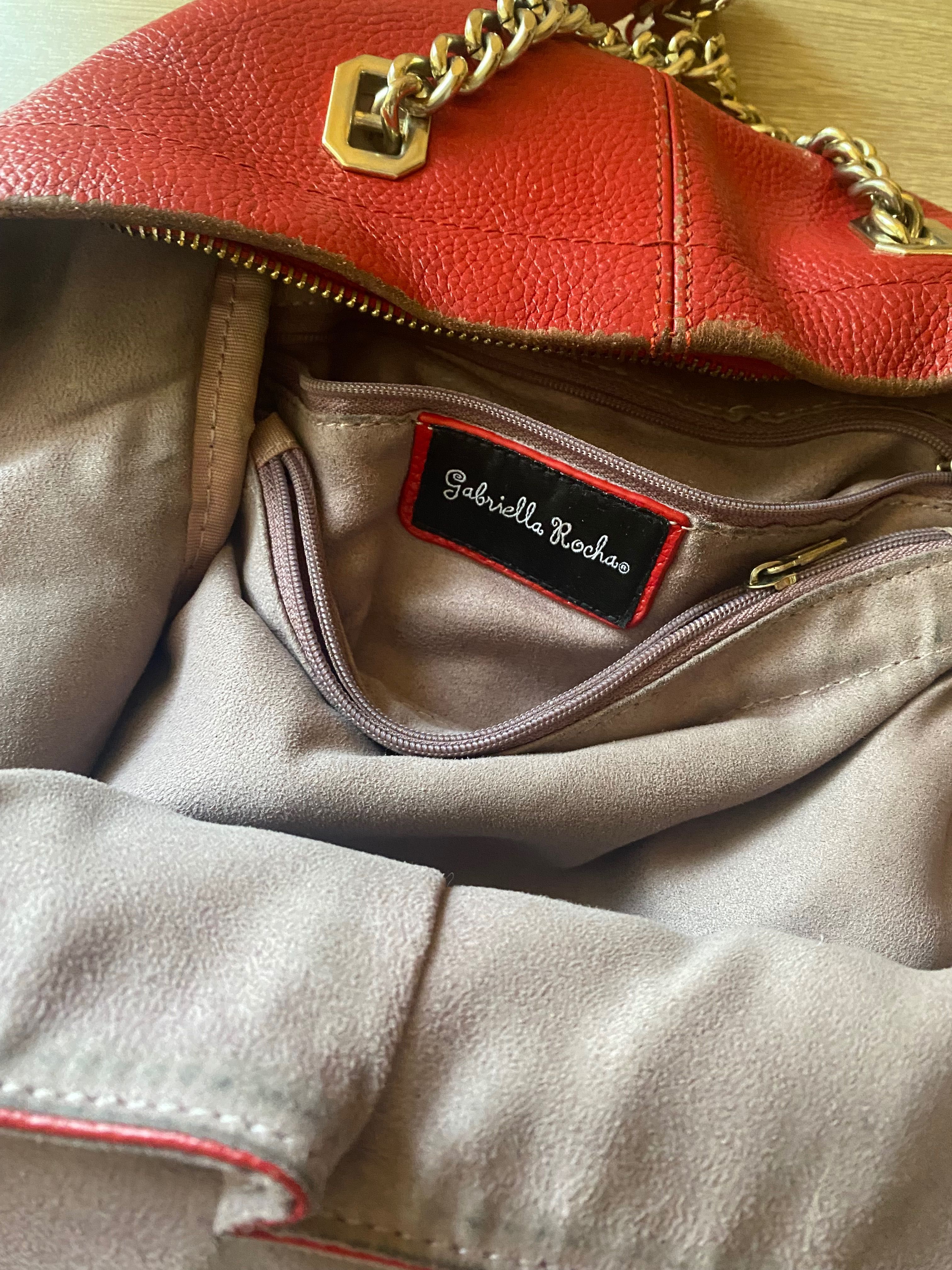 Рюкзак из натуральной кожи красный Gabriela Rocha (59 долларов)