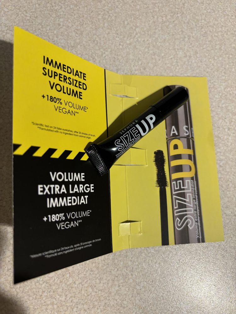 TUSZE do rzęs SEPHORA i DOUGLAS size up, lash curve mascara Czarny