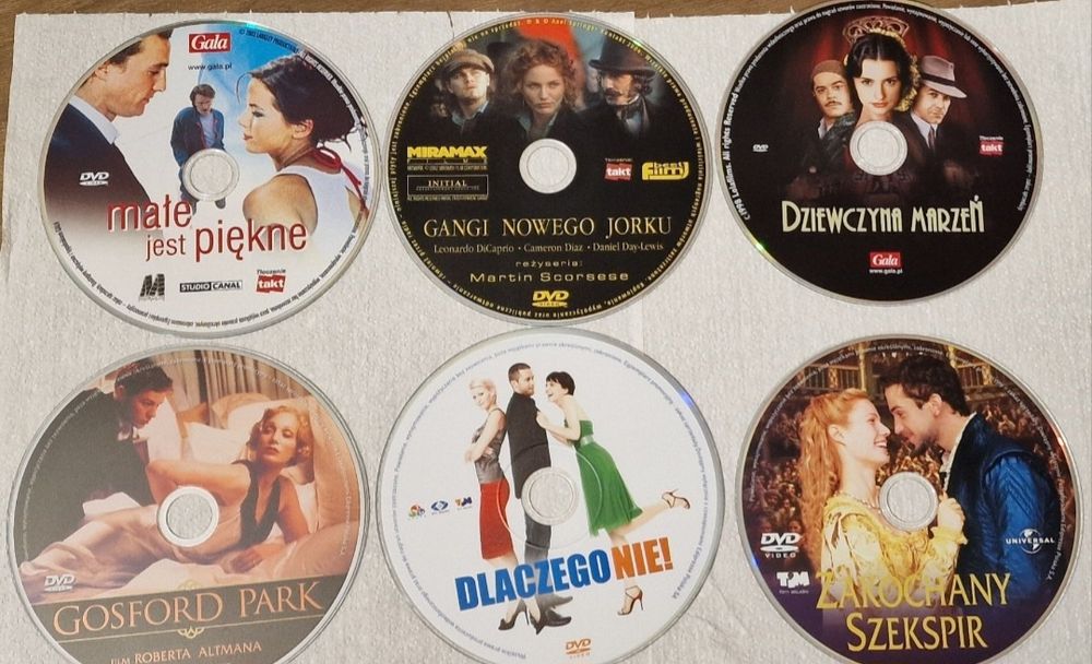 Filmy DVD - pakiet 18 płyt