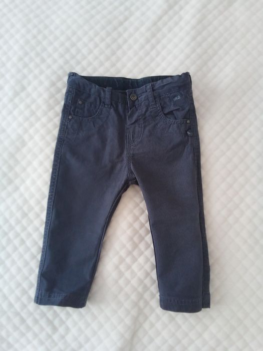 Spodnie niemowlęce, granatowe, rozm. 74