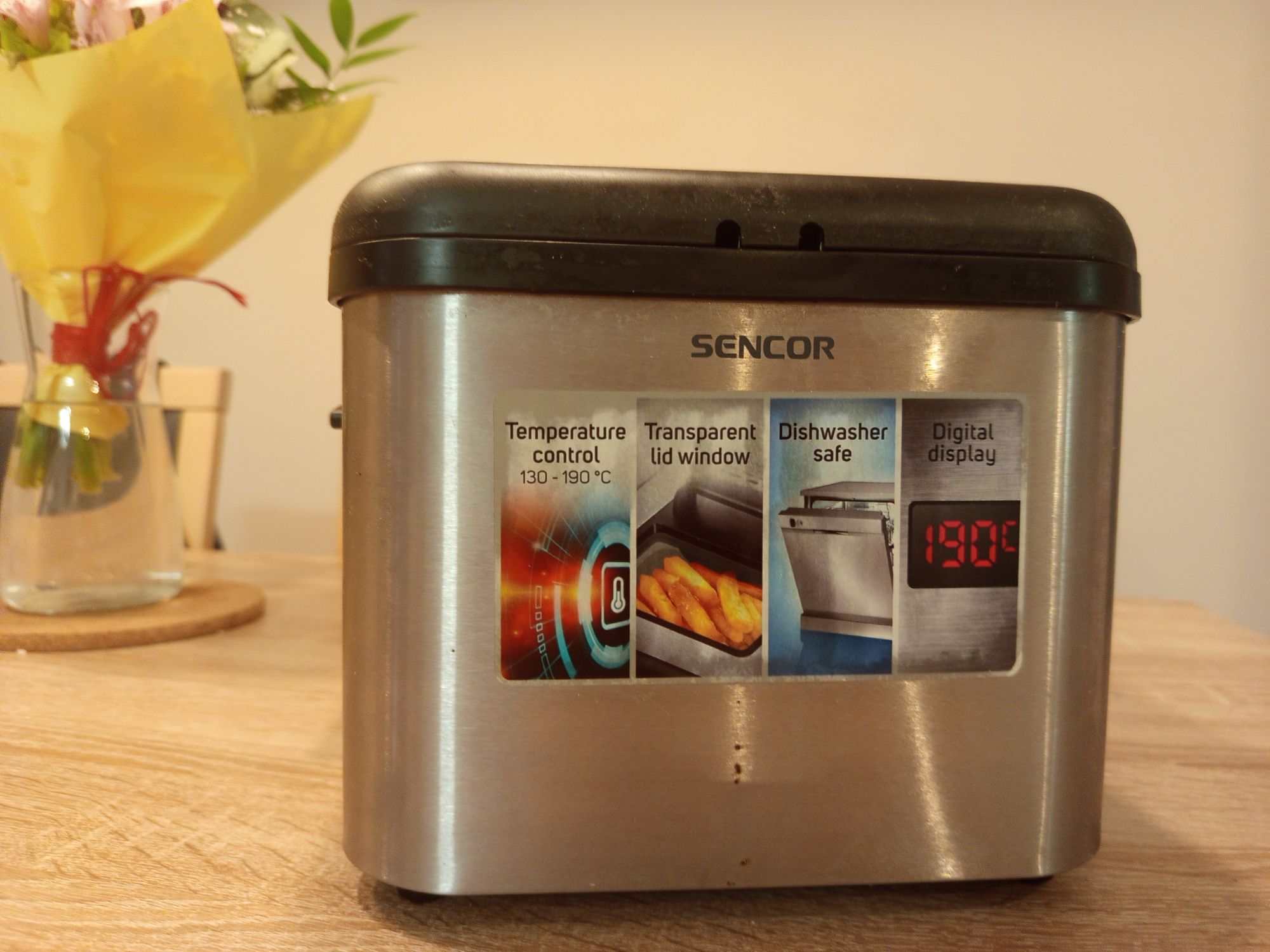 Frytkownica SENCOR SFR 8200SS 3,2L – Timer,