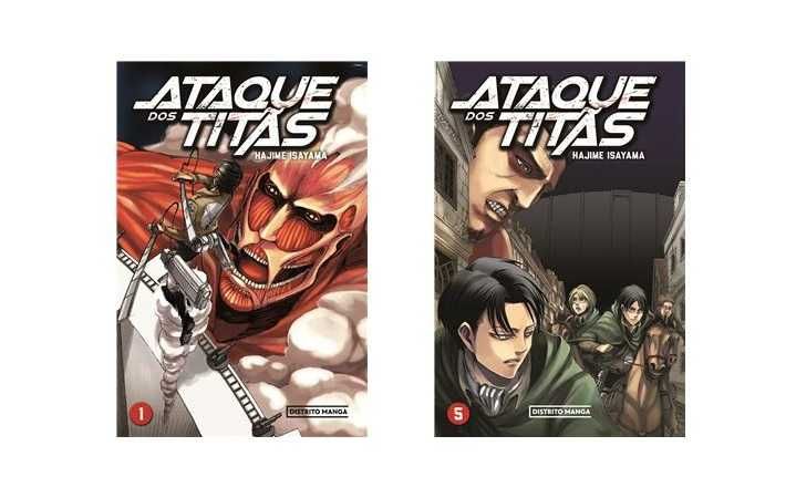 Ataque dos Titãs - Livro 1 e 5, Hajime Isayama