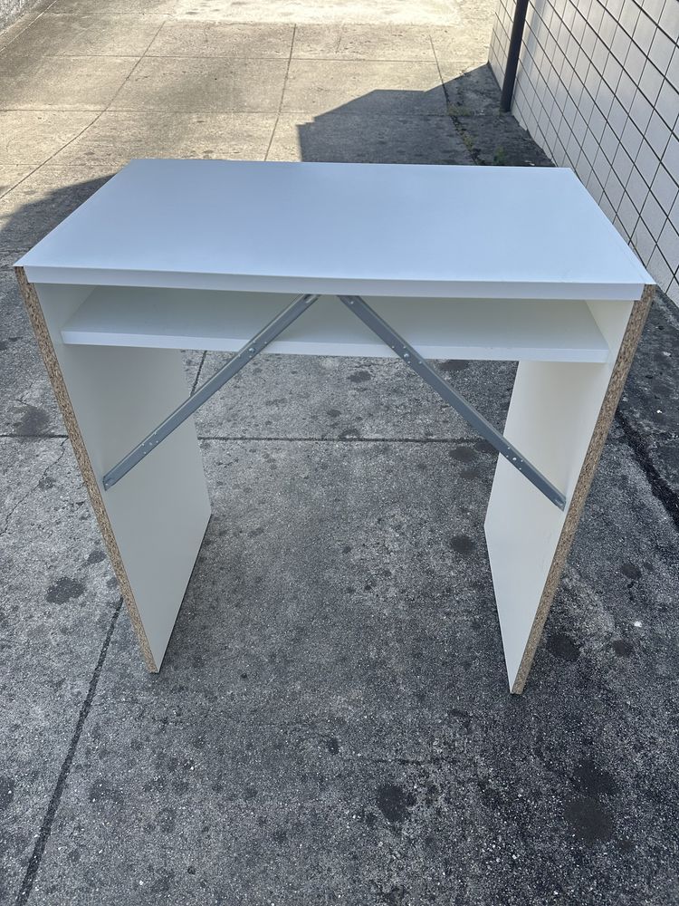 Mesa Ikea TORALD Secretária, branco, 65x40 cm