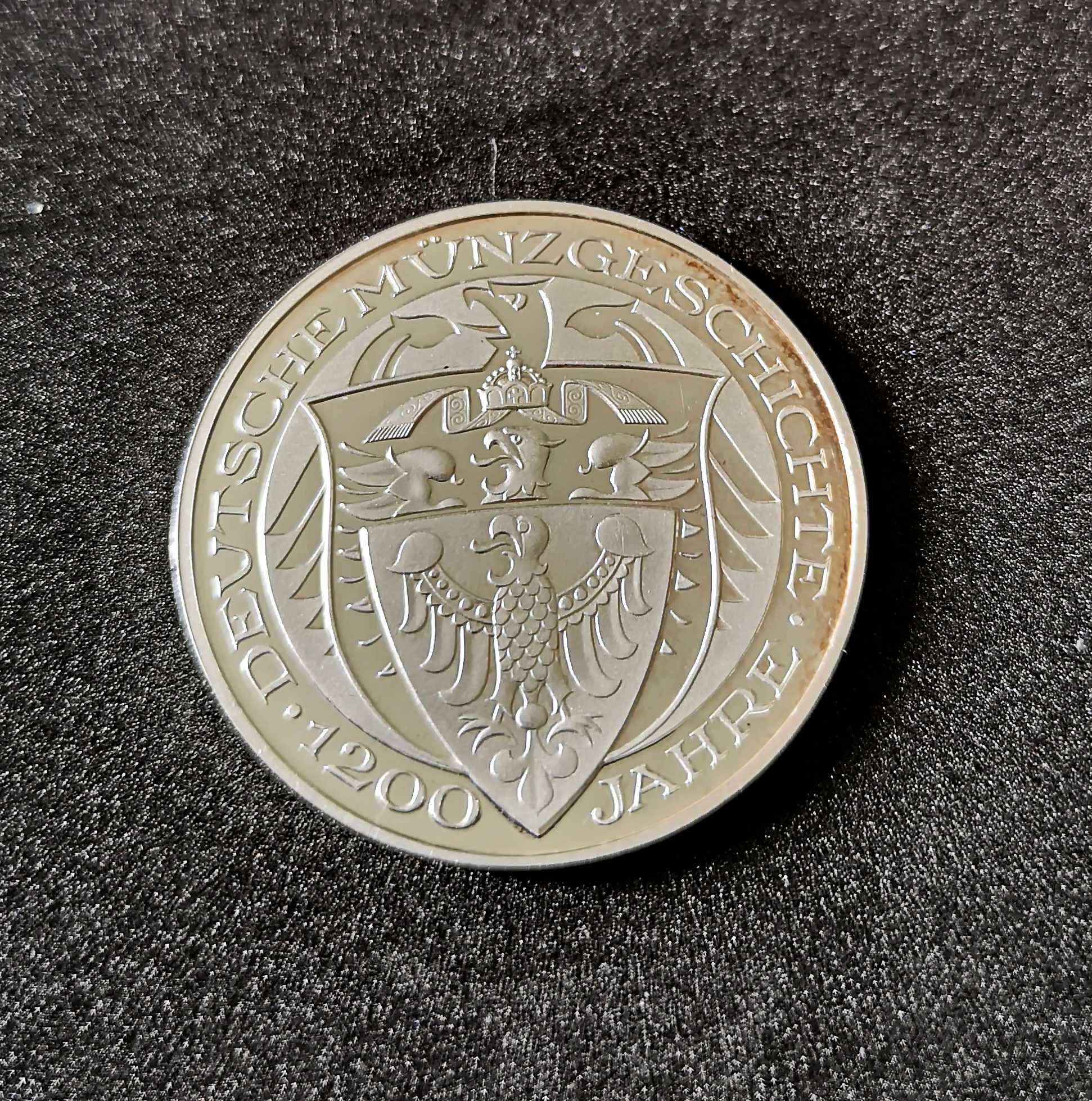 Medal/token: 1200 lat niemieckiej mennicy+wprowadzenie Euro 2002r