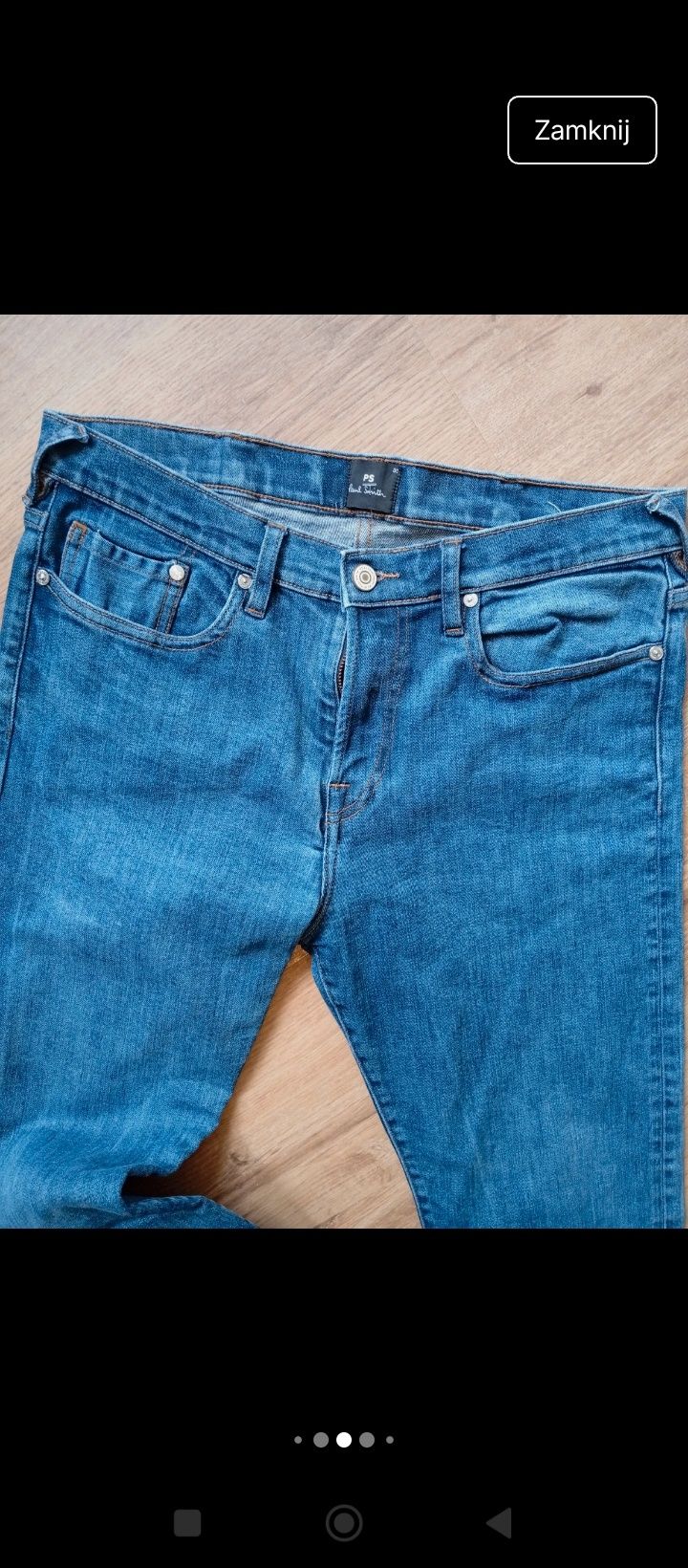 Paul Smith nowe oryginalne slim stretch jeans męskie