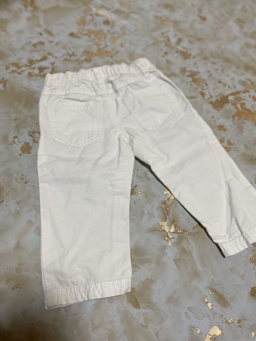 Spodni niemowlece biale