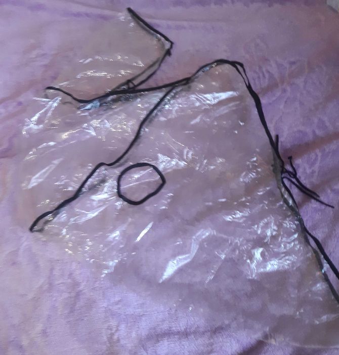 Folia przeciwdeszczowa na wózek spacerówkę.