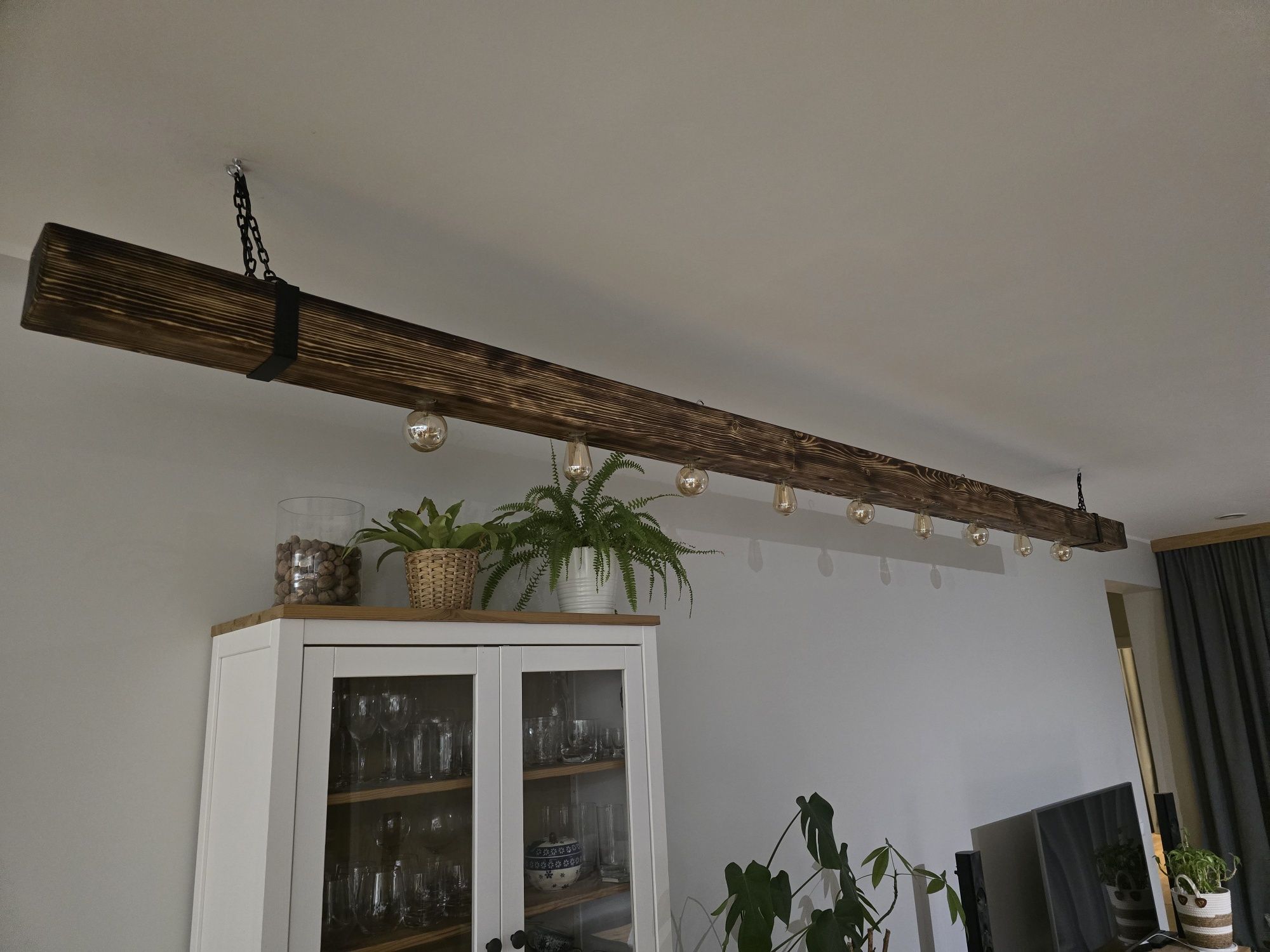 Lampa wisząca retro 4 metry