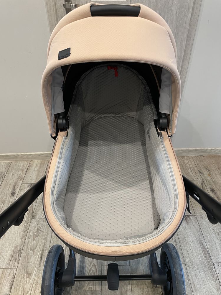 Wózek 2w1 Anex m/type Coral gondola i spacerówka nosidełko i adaptery