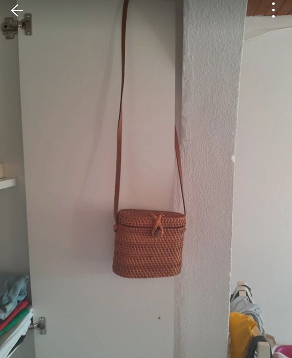 Bolso tiracolo de palha