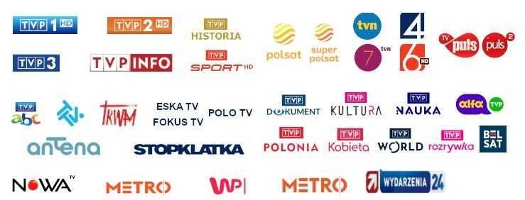 Montaż serwis ustawianie naprawa wymiana anten Canal+ Polsat RTV LTE5G