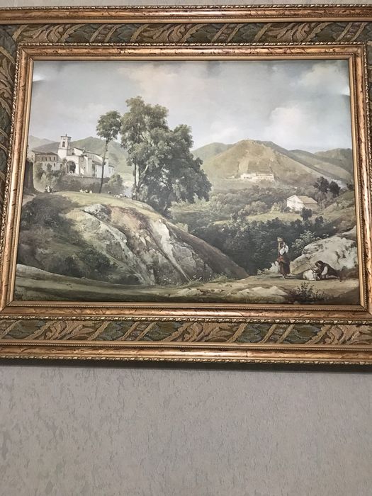 Большая картина шелкография