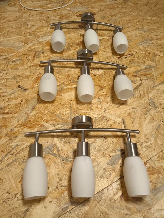 Lampy 3 sztuki na E14 stan bardzo dobry