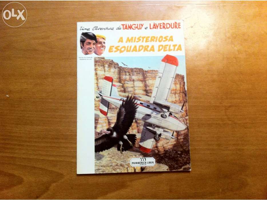 Livro de banda desenhada uma aventura de tanguy e laverdure "a mister