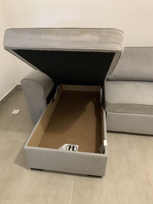 sofá cama em segunda mão