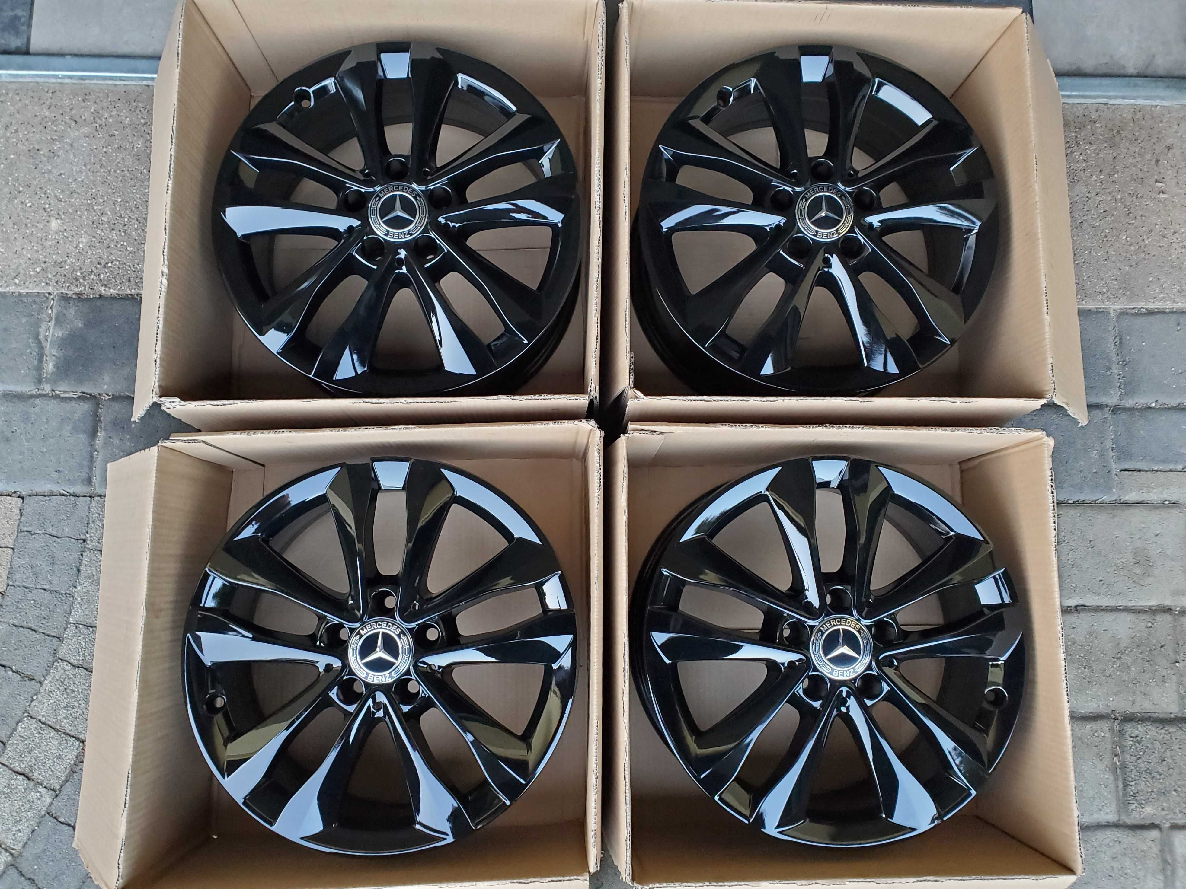 Alufelgi 17 Mercedes Czarne ORG ! A B C CLA GLA Vito Viano 5x112 476#