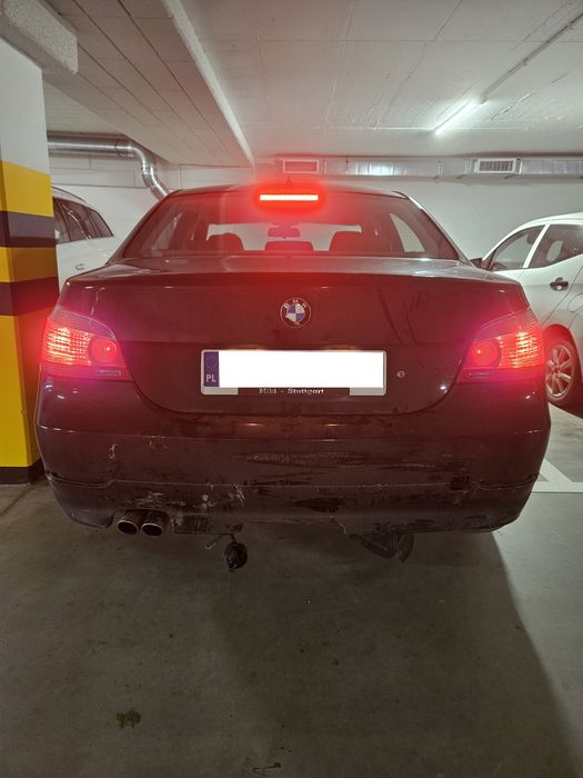 BMW e60 m54b25 niski przebieg uszkodzone