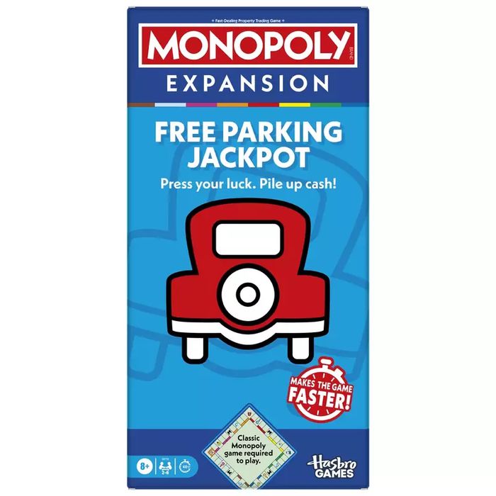 HASBRO GAME Monopoly Dodatek Bezpłatny Parking, gra. Hasbro