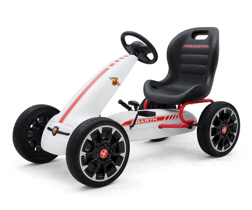 Gokart Na Pedały Abarth White