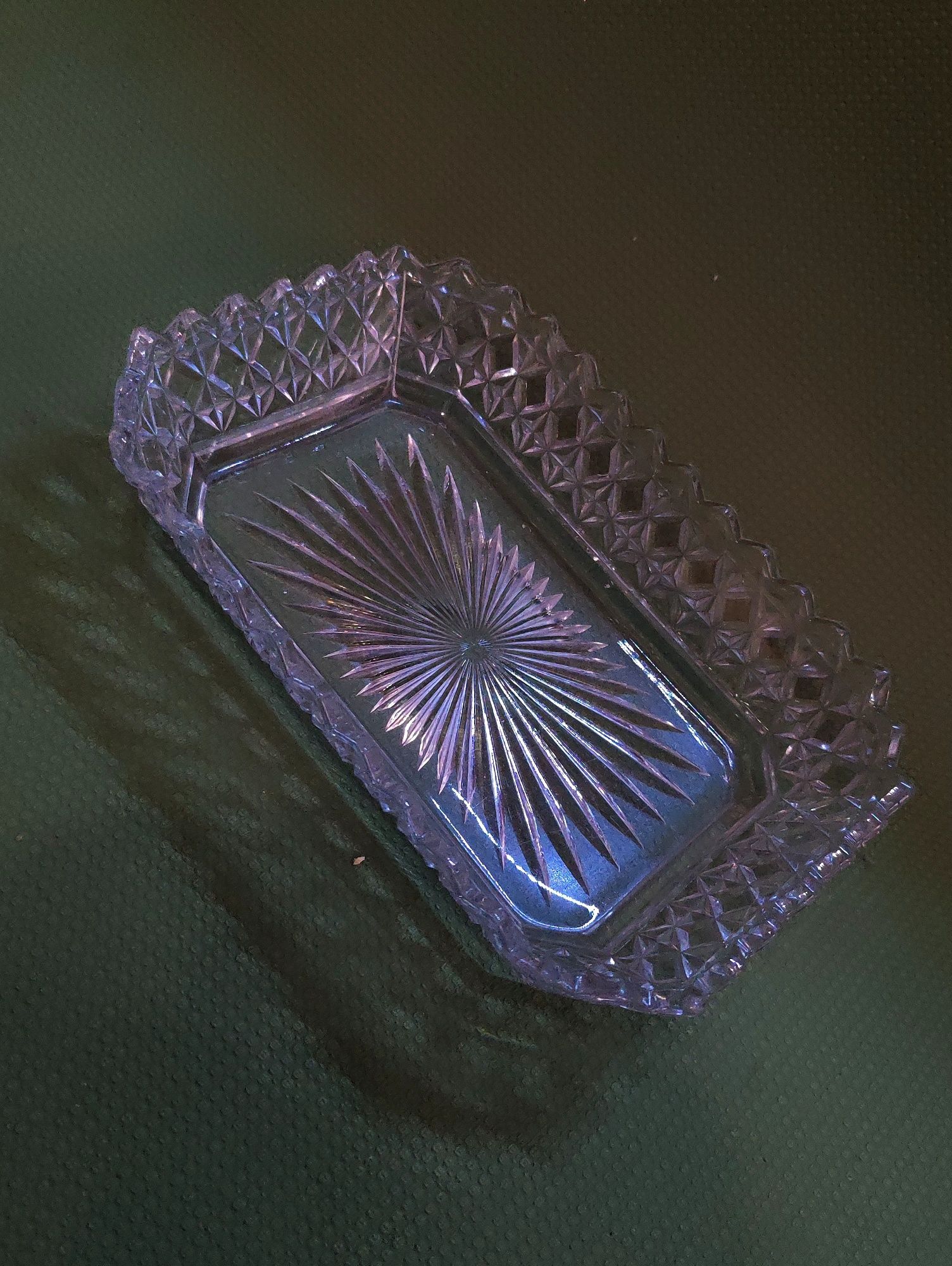 Keksówka Ząbkowice UV wazon szkło  fajans