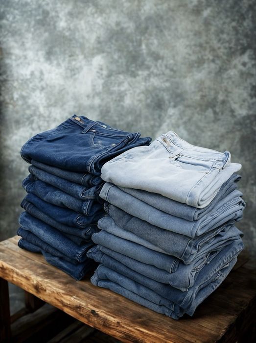 Pakiet 47 Używane Jeansy Wrangler Damskie i Męskie A/B