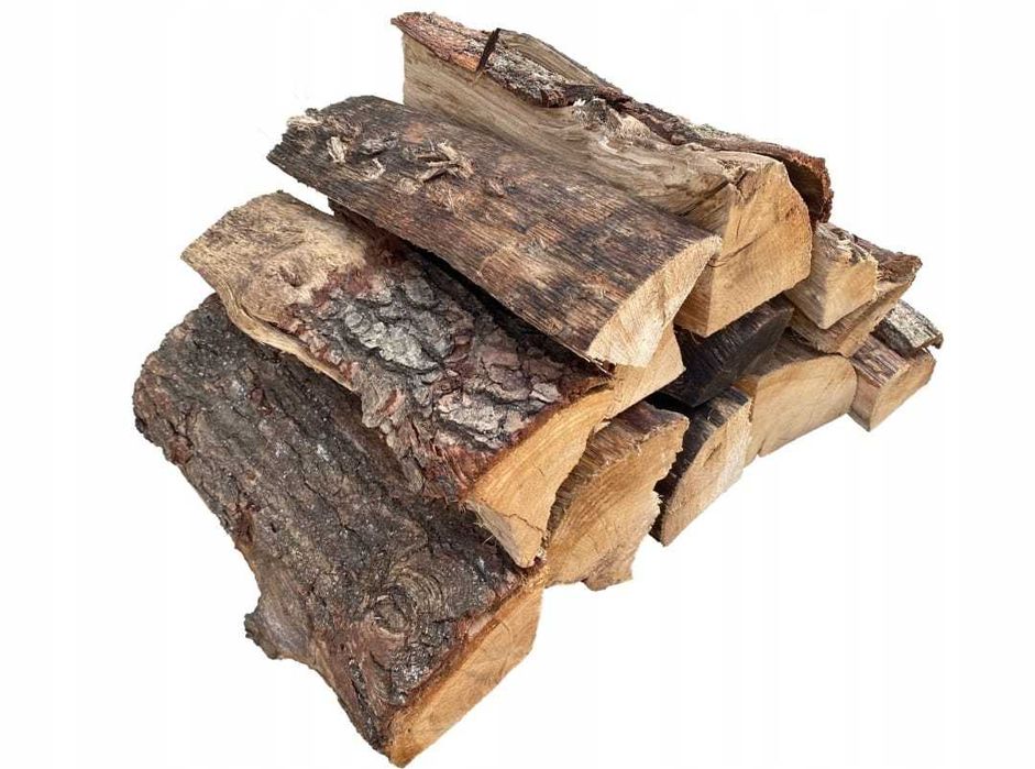 Drewno kominkowe DĄB łupany 31 cm układany opał do pieca