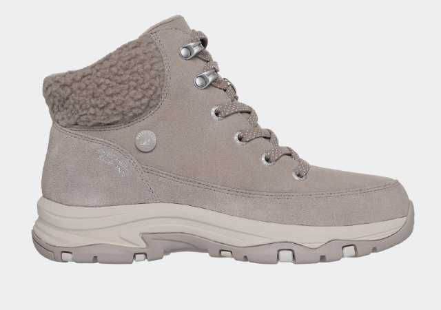 Оригінальні бежеві черевики skechers / жіночі черевики skechers