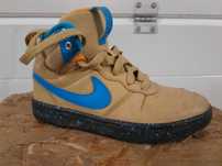 Buty dziecięce NIKE COURT BOROUGH MID - Sneakersy wysokie roz. 22