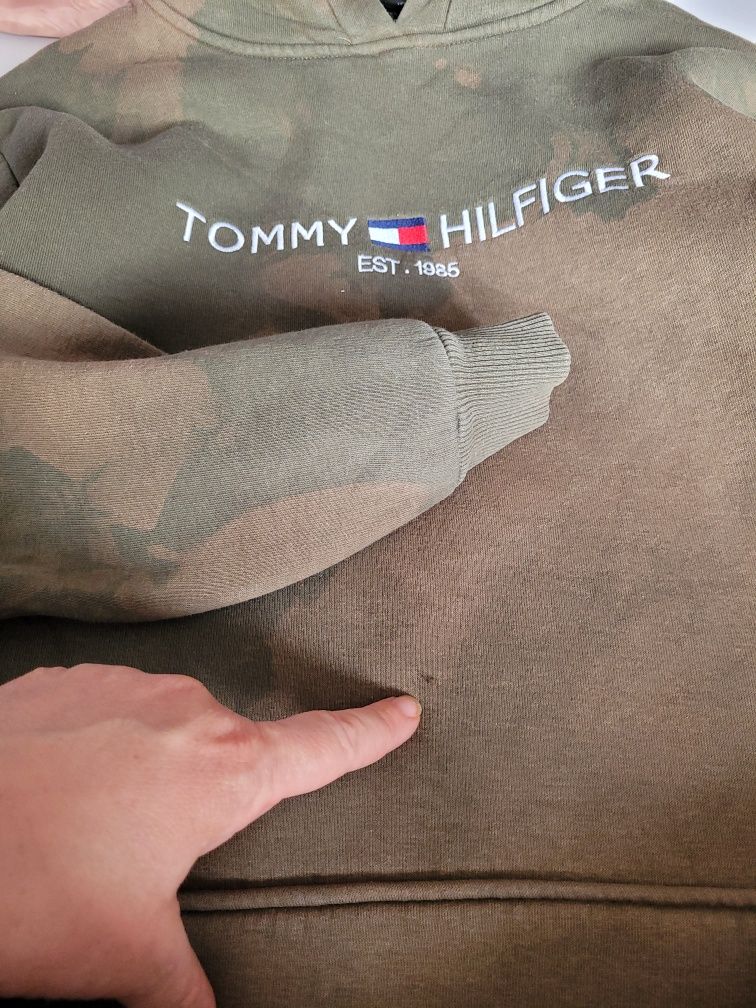 Tommy Hilfiger bluza z kapturem khaki R.XXL