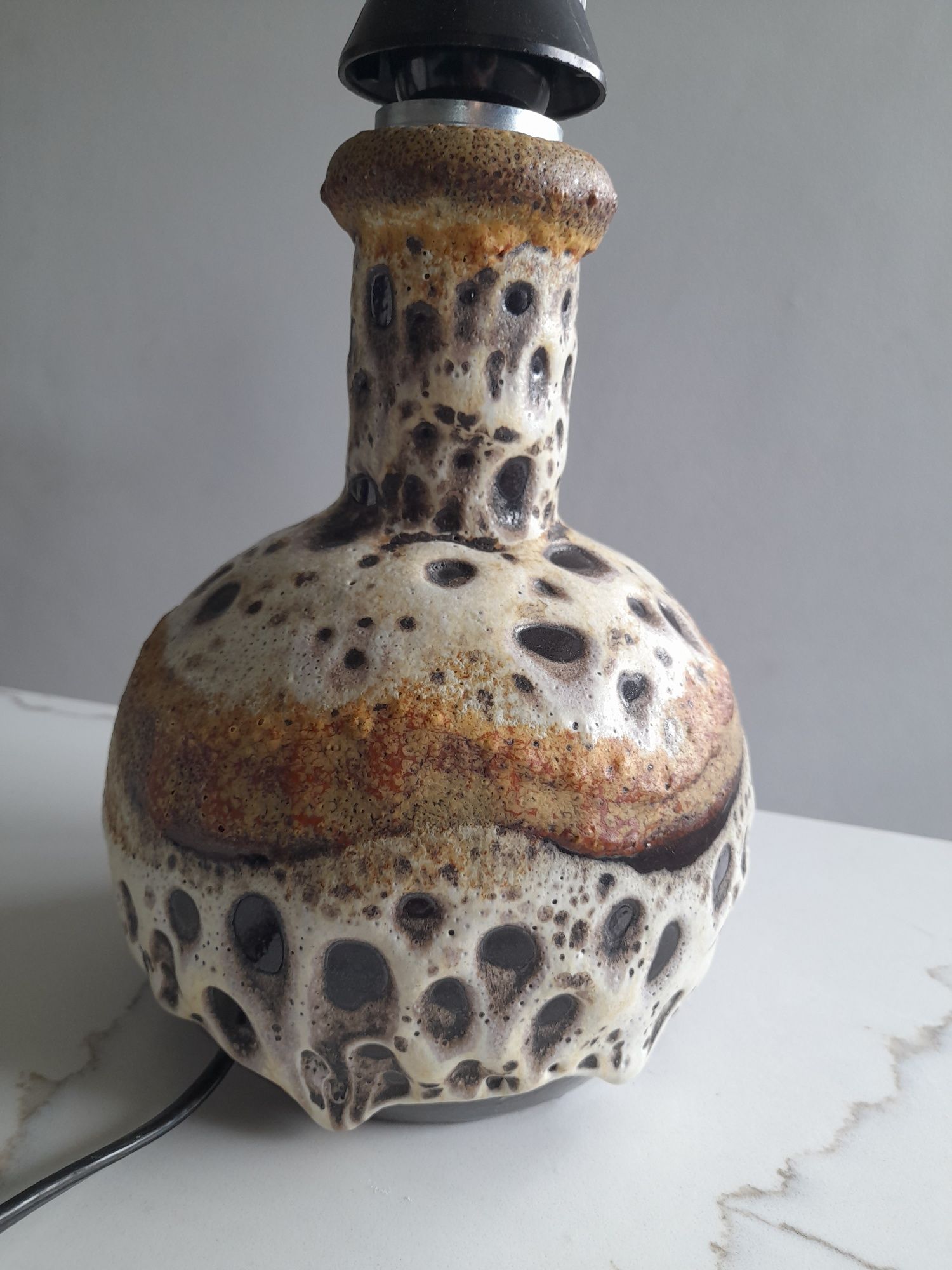 Lampa fat lava ceramiczna