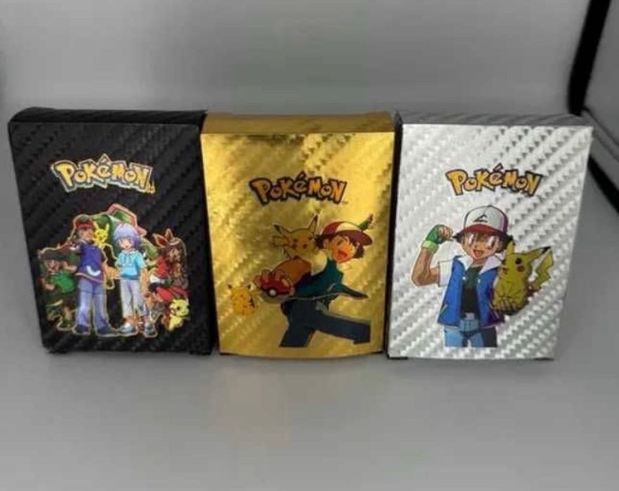 Karty Pokemon Czarne 55 szt szybka wysyłka