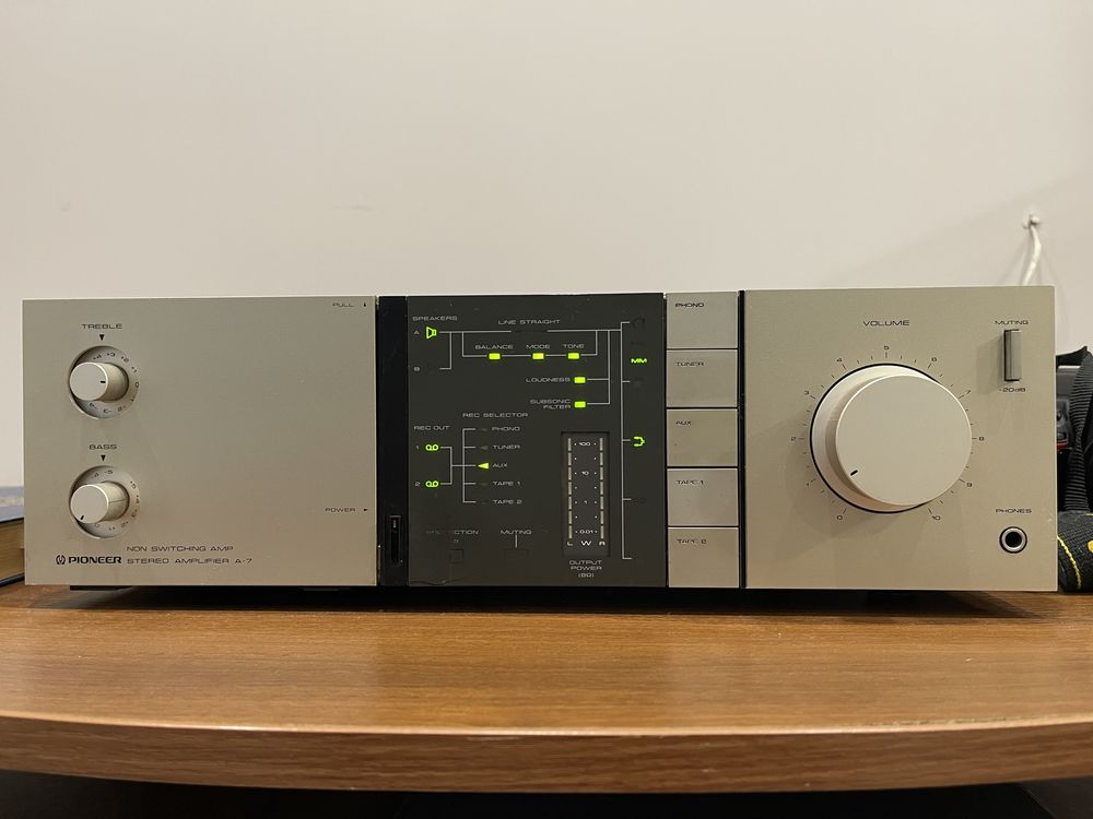 Pioneer A-7 – класичний японський інтегральний підсилювач