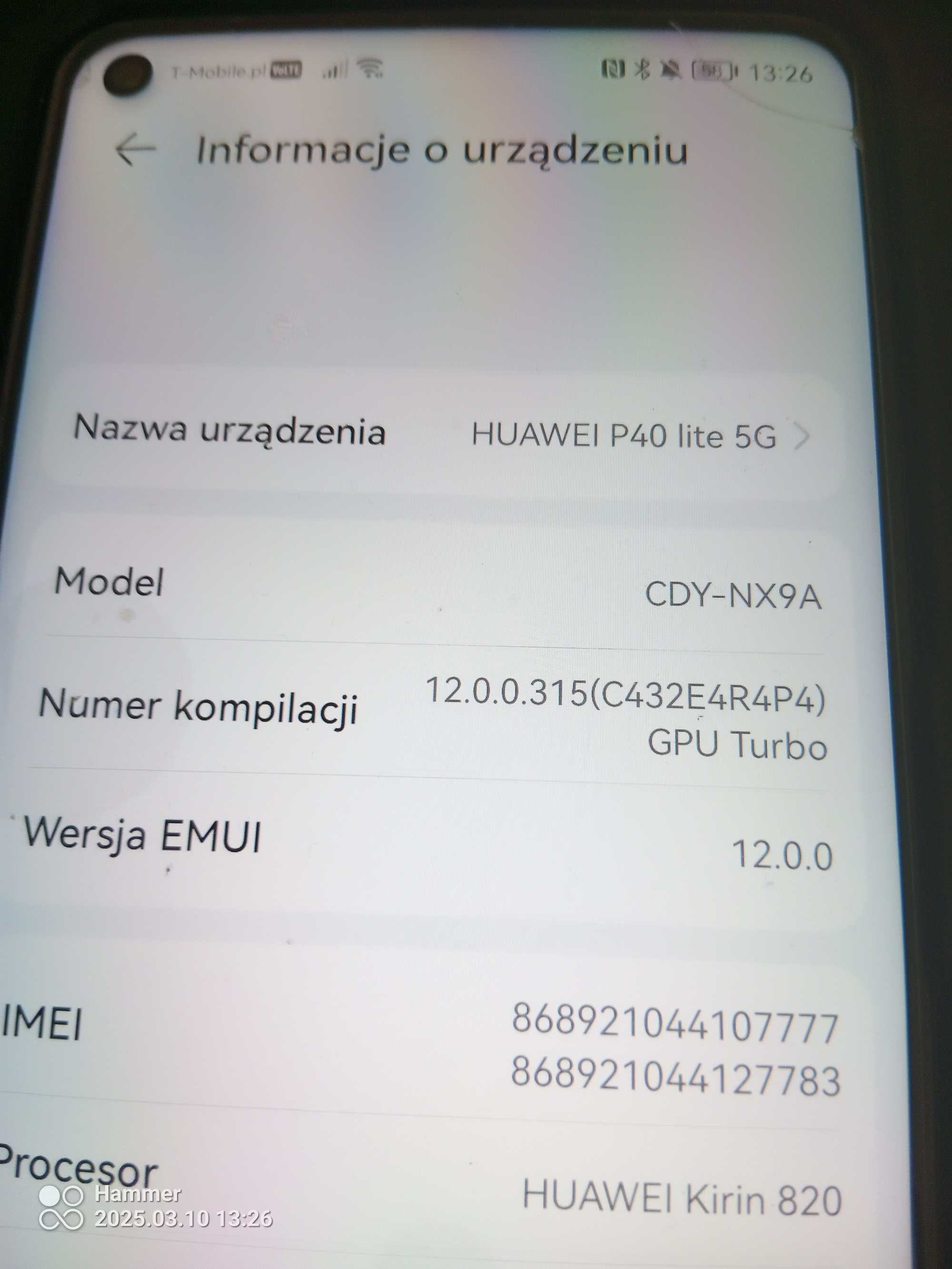 Huawei p 40 lite 5 g
